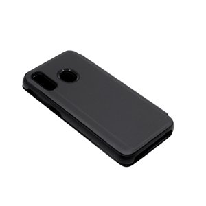 Bomba Zrkadlový silikónový otvárací obal pre Samsung - čierny Model Samsung: Galaxy A40 FL003BLACK_SAM-A40