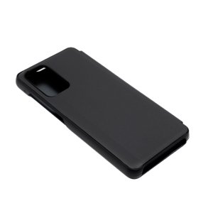 Bomba Zrkadlový silikónový otvárací obal pre Samsung - čierny Model Samsung: Galaxy A52s/A52 FL003BLACK_SAM-A52S