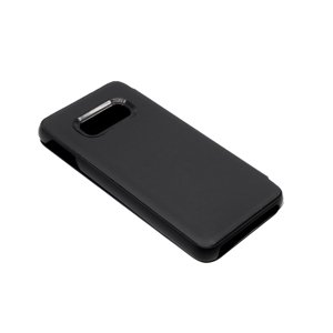 Bomba Zrkadlový silikónový otvárací obal pre Samsung - čierny Model Samsung: Galaxy S10e FL003BLACK_SAM-S10E