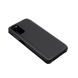 Bomba Zrkadlový silikónový otvárací obal pre Samsung - čierny Model Samsung: Galaxy S20 FL003BLACK_SAM-S20
