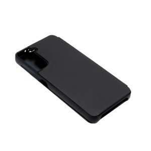 Bomba Zrkadlový silikónový otvárací obal pre Samsung - čierny Model Samsung: Galaxy S21 FL003BLACK_SAM-S21