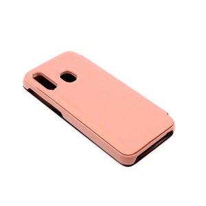 Bomba Zrkadlový silikónový otvárací obal pre Samsung - ružový Model Samsung: Galaxy A40 FL003PINK_SAM-A40