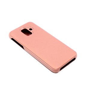 Bomba Zrkadlový silikónový otvárací obal pre Samsung - ružový Model Samsung: Galaxy A6 (2018) FL003PINK_SAM-A6-2018