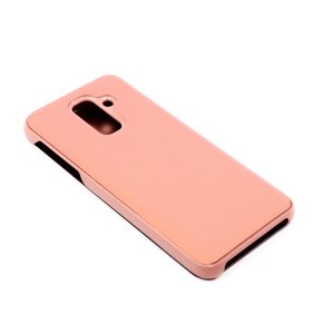 Bomba Zrkadlový silikónový otvárací obal pre Samsung - ružový Model Samsung: Galaxy A6 Plus (2018) FL003PINK_SAM-A6_PLUS_-2018-