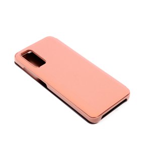 Bomba Zrkadlový silikónový otvárací obal pre Samsung - ružový Model Samsung: Galaxy S20 FL003PINK_SAM-S20