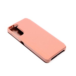 Bomba Zrkadlový silikónový otvárací obal pre Samsung - ružový Model Samsung: Galaxy S21 FL003PINK_SAM-S21