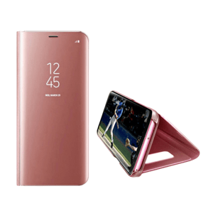Bomba Zrkadlový silikónový otvárací obal pre Samsung - ružový Model Samsung: Galaxy S23+ FL003PINK_SAM-S23PLUS5G