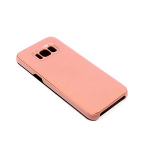 Bomba Zrkadlový silikónový otvárací obal pre Samsung - ružový Model Samsung: Galaxy S8 FL003PINK_SAM-S8