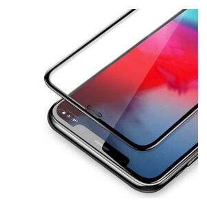 Bomba 5D 9H Ochranné tvrdené sklo pre iPhone zahnuté okraje - cierne Model iPhone: iPhone XS Max G002_IP_XS_MAX_BLACK