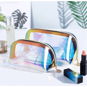 Girly Transparentno-farebná cestovná kozmetická taška Veľkosť: L G07/L