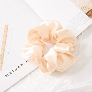 Girly Saténová gumička Creamy HB16/BEIGE