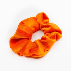 Girly Zamatová gumička do vlasov oranžová HB20/36