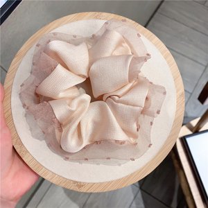 Girly Béžová scrunchie Camille HB32/BEIGE