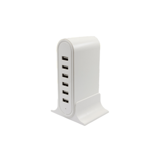 Bomba Stolová nabíjačka 6x USB Farba: Biela HR-A1_WHITE