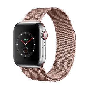 Bomba Módny Milánsky remienok pre Apple Watch Farba: Ružovo-zlatá, Veľkosť ciferníka Apple watch: 38/40/41mm IW16-ROSEPINK38MM