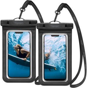 Spigen (2 balenia) Vodotesné puzdro (A601) - IPX8, pre telefón 3,5 - 7" - čierne KF2310016