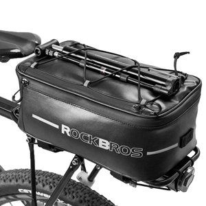 RockBros Úložná taška (30141700001) - s rýchloupínacím systémom na kufor bicykla, 4 l - čierna KF2310397