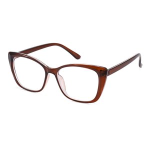 Techsuit Okuliare proti modrému svetlu Reflex PC (PC28016-C4) - Cat Eye - červené KF2311401