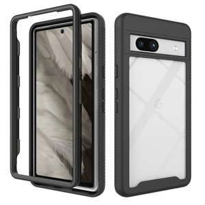 Techsuit Defense360 PRO kryt + ochrana displeja - Google Pixel 7a - čierna KF2311450