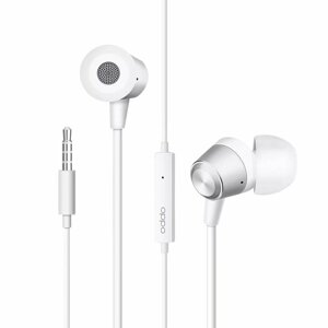 Oppo MH130 stereo slúchadlá – 3.5mm jack, mikrofón – biele (bulk balenie) KF2311801