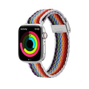 Dux Ducis Mixture II Verzia remienok pre - Apple Watch 1/2/3/4/5/6/7/8/SE/SE 2 (38/40/41mm) - PaleStripes KF2311922