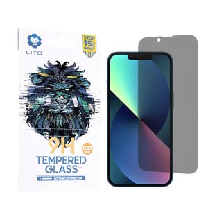 Lito 2.5D Klasické tvrdené Sklo - iPhone 13 / 13 pro / 14 - Anti spy KF2313601