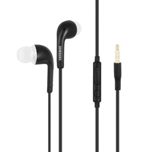 Samsung EHS64AVFBE káblové slúchadlá – 3.5mm jack, In-ear, mikrofón, 1.2m – čierne (bulk) KF2315179