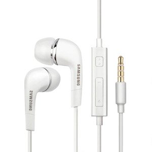 Samsung EHS64AVFWE káblové slúchadlá – 3.5mm jack, In-ear, mikrofón, 1.2m – biele (bulk) KF2315180
