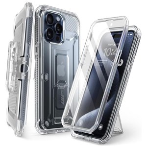 Supcase Unicorn Beetle Pro kryt na - iPhone 15 Pro - transparentná KF2315186