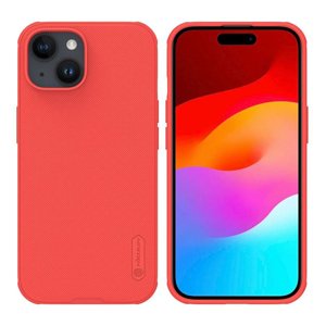 Nillkin Super Frosted Shield puzdro pre iPhone 15 Plus – červené KF2315249