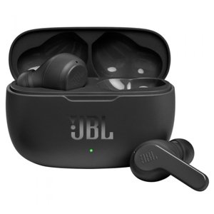 JBL Bezdrôtové Slúchadlá (Wave 200) - Bluetooth 5.0, True Wireless, Mikrofón, Hlasový Asistent, Siri - Čierne KF2315292