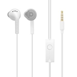 Samsung EHS61ASFWE originálne káblové slúchadlá – 3.5mm jack, Half-In-Ear, stereo, mikrofón – biele (bulk) KF2315305