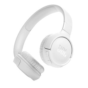 JBL – Bezdrôtové slúchadlá Tune 520, Bluetooth 5.3, skladateľné, mikrofón, Google Assistant, Siri – biele KF2315306
