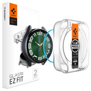 Spigen Glas.tR EZ Fit (2 ks) ochranné sklo na Samsung Galaxy Watch6 Classic 47mm – priehľadné KF2315328