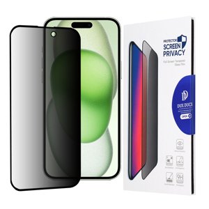 Dux Ducis Temperované sklo Privacy pre - iPhone 15 Plus - čierna KF2315351