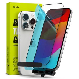 Ringke Ochranné temperované sklo na displej pre - iPhone 15 Pro Max - čierna KF2315469