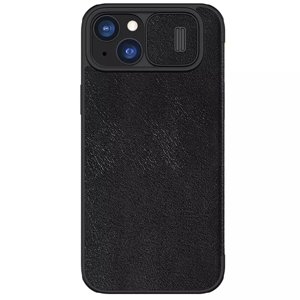Nillkin Qin kožené puzdro - iPhone 15 Plus - Čierna KF2315761