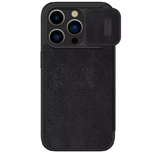 Nillkin Qin Pro kožené puzdro - iPhone 15 Pro Max - Čierna KF2315762