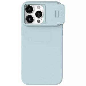 Nillkin CamShield Silky MagSafe Silicone kryt pre - iPhone 15 Pro Max - Haze modrá KF2315771