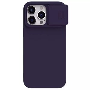 Nillkin CamShield Silky MagSafe Silicone kryt pre - iPhone 15 Pro Max - Dark Night fialová KF2315774