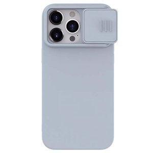 Nillkin CamShield Silky MagSafe Silicone kryt pre - iPhone 15 Pro - Star sivá KF2315777