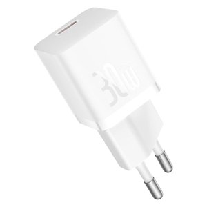 Baseus GaN nabíjačka (CCGN070502) – USB-C, 30 W, rýchle nabíjanie, biela KF2315995