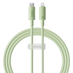 Baseus – dátový kábel Habitat Type-C na Lightning, rýchle nabíjanie 20 W, 480 Mbps, 2 m – zelený (Natural Green) KF2316053