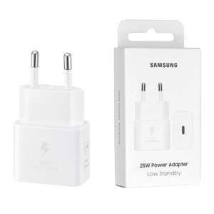 Samsung EP-T2510NWEGEU Paris 2024 edícia – originálna nabíjačka USB-C, 25W – biela (blister) KF2316313