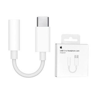 Apple - Audio adaptér USB-C na 3,5 mm jack, balenie blister - biely KF2316869
