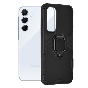 Techsuit Silicone Shield – puzdro na Samsung Galaxy A55 5G – čierny KF2317752