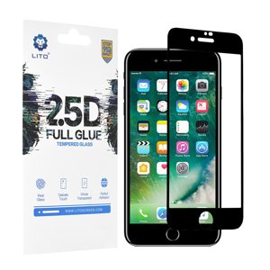 Lito 2.5D FullGlue tvrdené sklo - iPhone 7 Plus / 8 Plus - čierne KF231816