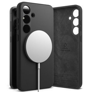Ringke Silicone Magnetic - ochranný kryt pre Samsung Galaxy S24 - Čierny KF2318445