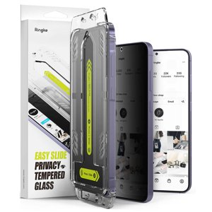 Ringke Temperované sklo Easy Slide (2 kusy) - Samsung Galaxy S24 Plus - Privacy KF2318979