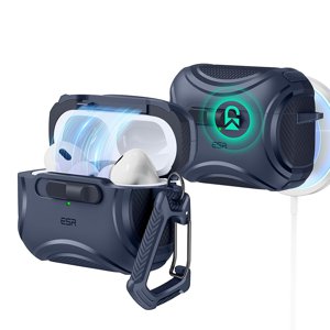 ESR Cyber Magnetic Lock Case HaloLock – kryt na Apple AirPods Pro 1/2 – modrá KF2319052
